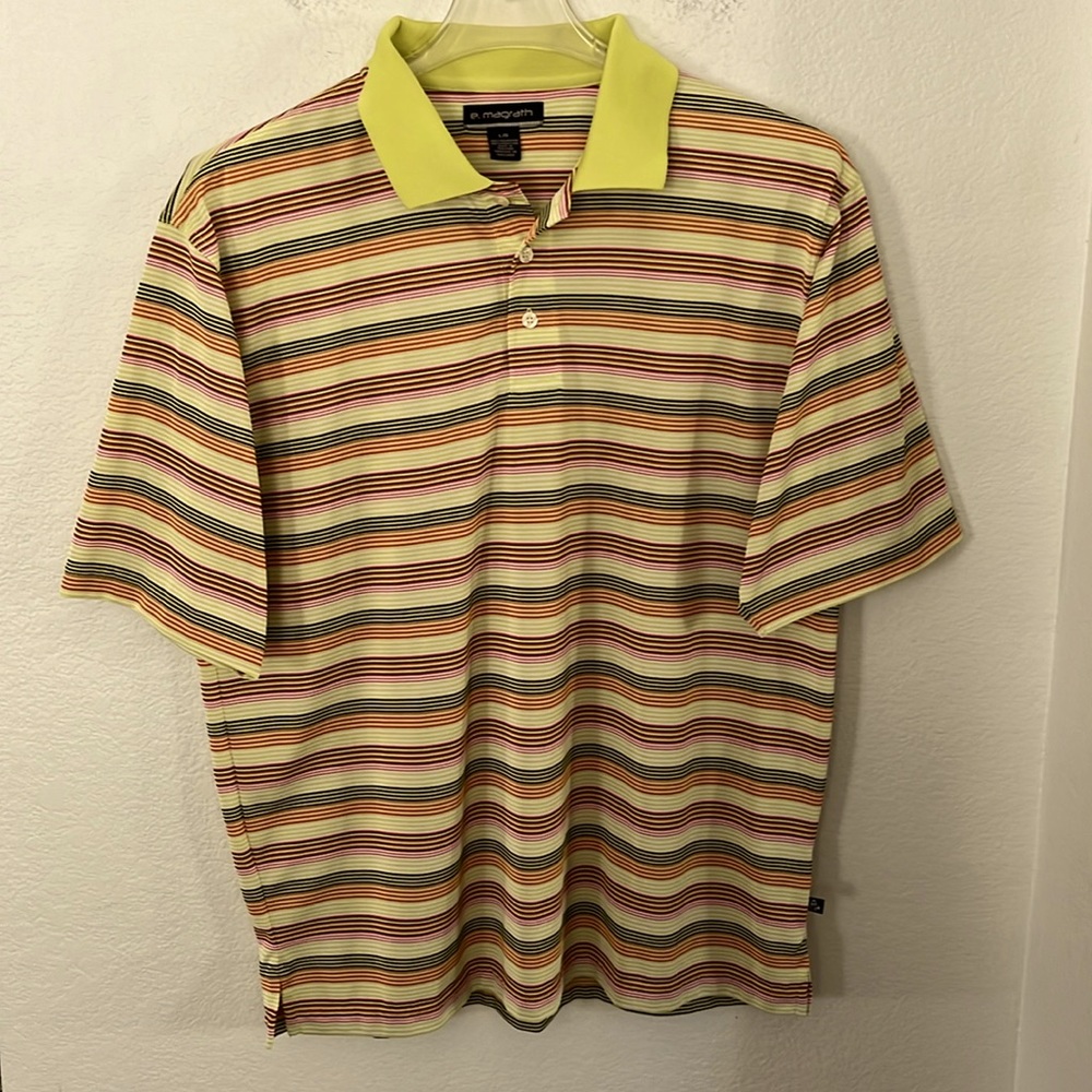 POLO SHIRT BY E. MAGRATH SIZE L NWOT EXCELLENT CONDITION